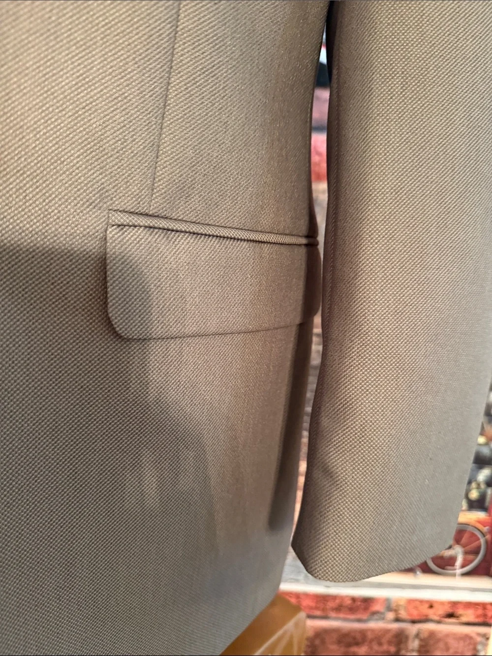 Lauren Ralph Lauren Taupe-Brown Sport Coat Blazer